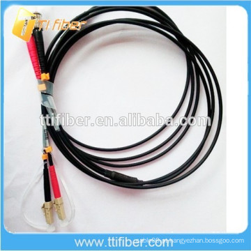 LC / ST Armored Fibra Óptica Patch Cable